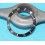 ROLEX INSERT LUNETTE NOIRE MONTRES SUBMARINER DATE OR & ACIER 16613, 16618, 16803, 16808 PERLE TRITIUM