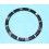 ROLEX INSERT LUNETTE NOIRE MONTRES SUBMARINER DATE OR & ACIER 16613, 16618, 16803, 16808 PERLE TRITIUM