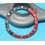 Rolex Fat Font Serifs bezel watch Insert GMT Master II 16710, 16700, 16760 Sophia Loren, Fat Lady OEM Original FADED