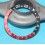 Rolex Fat Font Serifs bezel watch Insert GMT Master II 16710, 16700, 16760 Sophia Loren, Fat Lady OEM Original FADED
