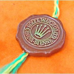 *1972* Vintage Chronometer Red Hang Seal Tag  "CERTIFIED OFFICIAL CHRONOMETER"