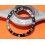 ROLEX RARE INSERT GRADUE 24H OR & NOIR DE LUNETTE MONTRE ROLEX GMT MASTER II 16713, 16718 SERIFS FAT FONT