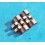 ROLEX DOUBLE MAILLON ACIER 10mm JUBILEE BRACELET REF 62510D LADY ROLEX ACIER 13mm