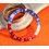 Rolex Mint Factory GMT Master 1675, 16750, 16753, 16758 Pepsi Blue & Red color Bezel Watch Insert Part 24H