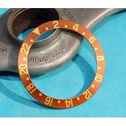 ROLEX VINTAGE INSERT GRADUE MONTRES GMT MASTER 1675/3, 16753, 1675/8, 16758, 1675 or & acier BRONZE