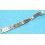 BAUME & MERCIER PARTIE BRACELET ACIER & PLAQUE OR BITONS ACIOR NEUF DAMES MONTRES 15mm