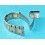 BAUME & MERCIER PARTIE BRACELET ACIER & PLAQUE OR BITONS ACIOR NEUF DAMES MONTRES 15mm