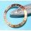 ROLEX VINTAGE TUTONE GMT MASTER WATCH BEZEL 24H INSERT FADED FAT FONT 1675, 1675-3, 1675-8, 16753, 16758