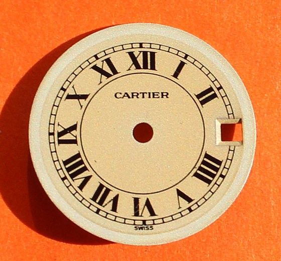 cartier watch dial