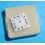 Cartier Santos 18.5 x18.5mm Rare Cadran Blanc acier Chiffres Romains de Montre ref VA100132