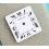 Cartier Genuine Mint & Rare Santos Carrée 18.5 x18.5mm White Watch Dial ref10360311