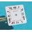 Cartier Genuine Mint & Rare Santos Carrée 18.5 x18.5mm White Watch Dial ref10360311