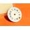 Genuine Creamy Dial for Men's Cartier Watch Santos Ronde Santos Ronde Ref VA100014