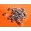 LOT DE 40 COURONNES REMONTOIRS ACIER MONTRES DIVERS