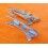 55 ENDLINKS FOLDED JUBILEE SSTEEL / GOLD 19mm