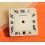 Cartier Santos 18.5 x18.5mm Rare Cadran Beige Chiffres Romains or blanc de Montre ref VC100167