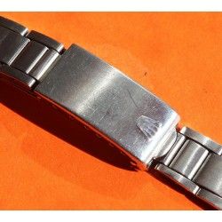 Vintage Repair Genuine 50's "BREVETE" Rolex Rivet Partials Band Bracelet 17mm "51" endlinks SPEEDKING, AIR KING, PRECISION