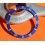 ROLEX RARE INSERT GRADUE LUNETTE BLEU MONTRE SUBMARINER DATE 16613, 16618, 16803, 16808 PERLE LUMINOVA