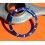 ROLEX RARE INSERT GRADUE LUNETTE BLEU MONTRE SUBMARINER DATE 16613, 16618, 16803, 16808 PERLE LUMINOVA