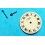 Genuine Creamy Dial for Men's Cartier Watch Ronde Santos Ronde Ref VA100074 Ø20.52mm