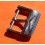 Breitling Authentic watch SS Polished Buckle bracelet strap, leather, rubber 18mm inside measurement