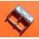 Breitling Authentic watch SS Polished Buckle bracelet strap, leather, rubber 18mm inside measurement