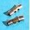 ROLEX FIXAGES BRACELET ENDLINKS 402B JUBILEE OR ACIER 20mm embouts accessoires montres