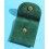 Rare Mini Etui pochette Suédine Montres Rolex Velours Verte
