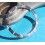 Rolex & Tudor Grey blue tons faded Fat Font bezel insert Submariner 5513, 5512, 5510, 1680, Sea-Dweller 1665, 6538, 6536 watches