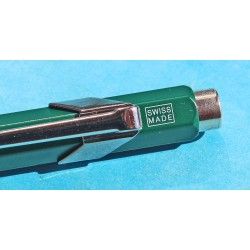 ROLEX ♛♛ RARE BALLPOINT PEN SWISS MADE CARAN D'ACHE DEALER'S green highly collectible
