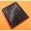 ROLEX ACCESSOIRE PORTE DOCUMENT, PORTEFEUILLE EN CUIR CROCODILE NOIR POUR CARTES, GARANTIES, NOTICES MONTRES REF 054.05.34