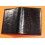 Rolex Rare Crocodile Black Glossy Genuine Leather Large Billfold Luxury Wallet ref 054.05.34