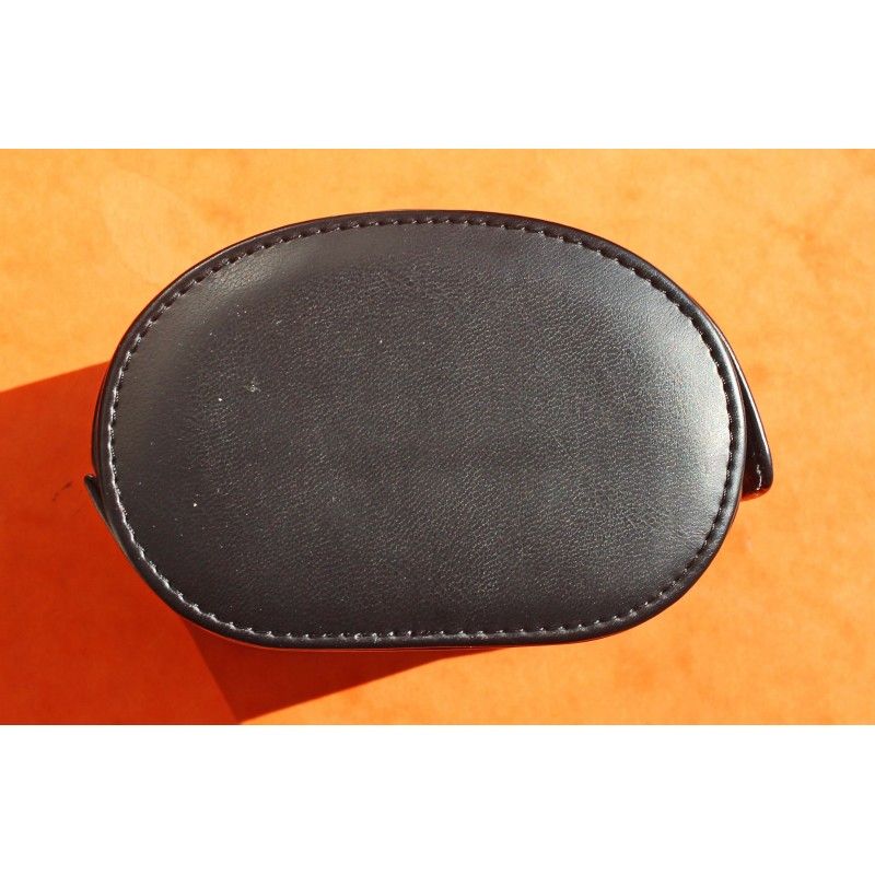 Breitling Black Leather Watch Box Case Travel with Pillow