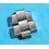 Rolex Genuine Used spare pair Solid Links 78350 Oyster Band 19mm Watch Bracelet Brushed finition Ssteel