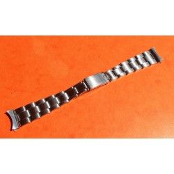 ♛RARE 1955 ROLEX "BIG LOGO" 19mm 7250 BRACELET RIVETS LINKS WITH FOLDED BUCKLE CLASP WATCH ♛