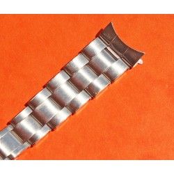 ♛RARE 1955 ROLEX "BIG LOGO" 19mm 7250 BRACELET RIVETS LINKS WITH FOLDED BUCKLE CLASP WATCH ♛
