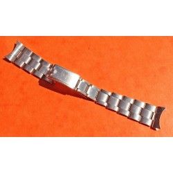 ♛RARE 1955 ROLEX "BIG LOGO" 19mm 7250 BRACELET RIVETS LINKS WITH FOLDED BUCKLE CLASP WATCH ♛
