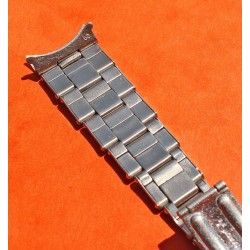 ♛RARE 1955 ROLEX "BIG LOGO" 19mm 7250 BRACELET RIVETS LINKS WITH FOLDED BUCKLE CLASP WATCH ♛