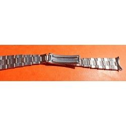 ♛RARE 1955 ROLEX "BIG LOGO" 19mm 7250 BRACELET RIVETS LINKS WITH FOLDED BUCKLE CLASP WATCH ♛