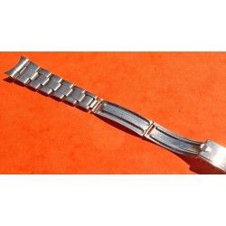 ♛RARE 1955 ROLEX "BIG LOGO" 19mm 7250 BRACELET RIVETS LINKS WITH FOLDED BUCKLE CLASP WATCH ♛