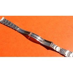 ♛RARE 1955 ROLEX "BIG LOGO" 19mm 7250 BRACELET RIVETS LINKS WITH FOLDED BUCKLE CLASP WATCH ♛