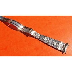 ♛RARE 1955 ROLEX "BIG LOGO" 19mm 7250 BRACELET RIVETS LINKS WITH FOLDED BUCKLE CLASP WATCH ♛