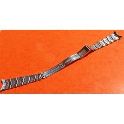♛RARE 1955 ROLEX "BIG LOGO" 19mm 7250 BRACELET RIVETS LINKS WITH FOLDED BUCKLE CLASP WATCH ♛