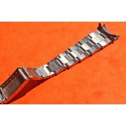 ♛RARE 1955 ROLEX "BIG LOGO" 19mm 7250 BRACELET RIVETS LINKS WITH FOLDED BUCKLE CLASP WATCH ♛