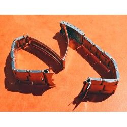 ♛RARE 1955 ROLEX "BIG LOGO" 19mm 7250 BRACELET RIVETS LINKS WITH FOLDED BUCKLE CLASP WATCH ♛