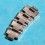 PARTIE MAILLONS 78350 / 19mm BRACELET ACIER, OYSTER DATE, PRECISION, AIR KING, DATEJUST, OYSTER PERPETUAL