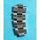 PARTIE MAILLONS 78350 / 19mm BRACELET ACIER, OYSTER DATE, PRECISION, AIR KING, DATEJUST, OYSTER PERPETUAL