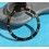 ROLEX INSERT LUNETTE NOIRE BITONS MONTRES SUBMARINER DATE OR & ACIER 1680, 1680-8, Ref 315-1680-1