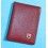 Tudor Vintage Red purple Leather Business Document Guarantee Papers watches Card Wallet ref 106 00 41