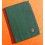 ROLEX ACCESSOIRE PORTE DOCUMENT, PORTEFEUILLE EN CUIR VERT POUR CARTES, GARANTIES, NOTICES MONTRES REF 0068.08.05